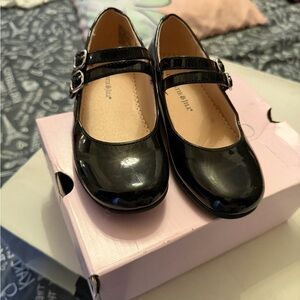 Chic Black Patent Leather Kids Dress Shoes